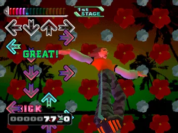 Dance Dance Revolution Konamix (US) screen shot game playing